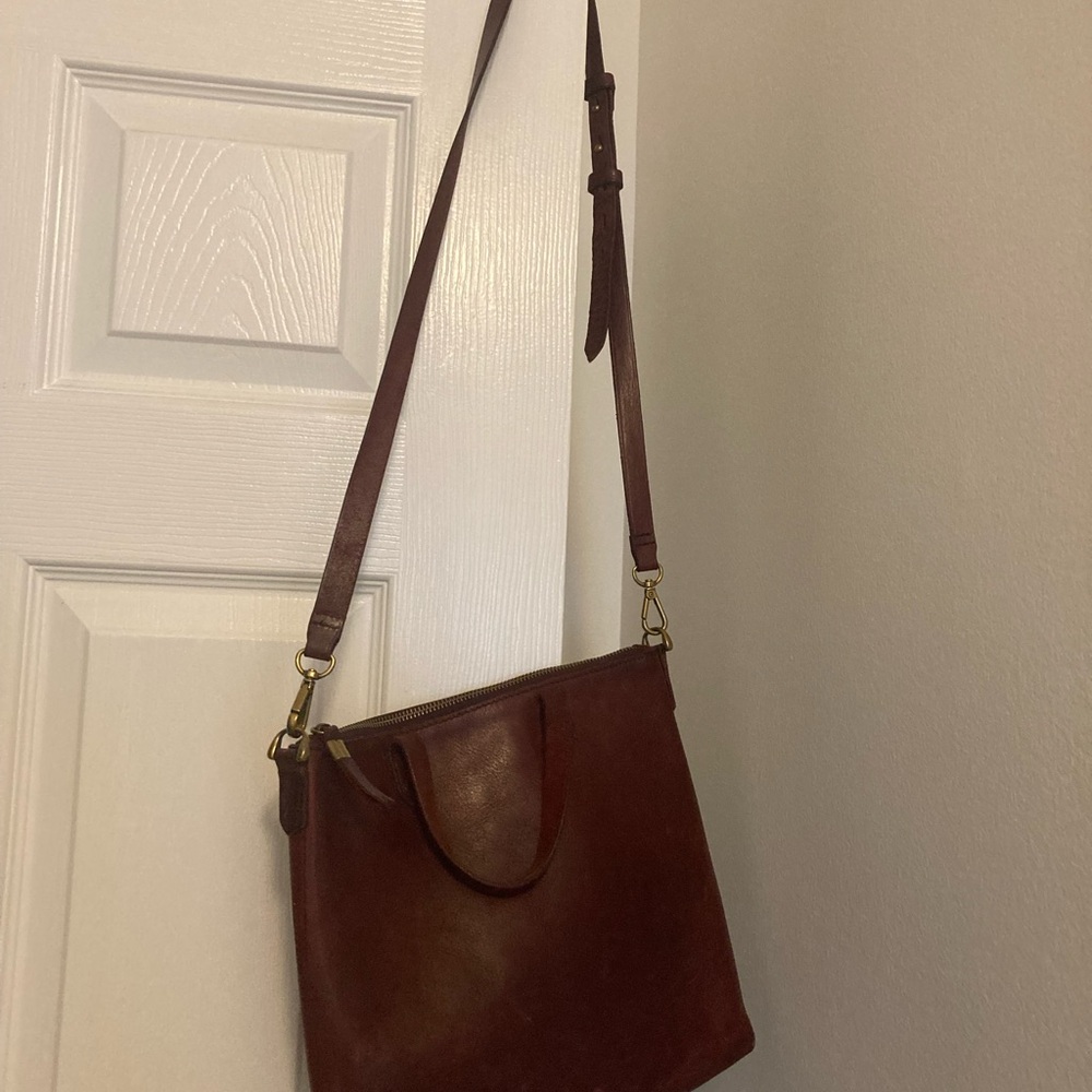 Madewell Crossbody Transport Tote